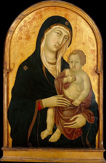 Madonna and Child  ca. 1325  by Ugolino da Siena or Ugolino di Nerio fl. 1317 1349 The Metropolitan Museum of Art  NYC 1975.1.5
